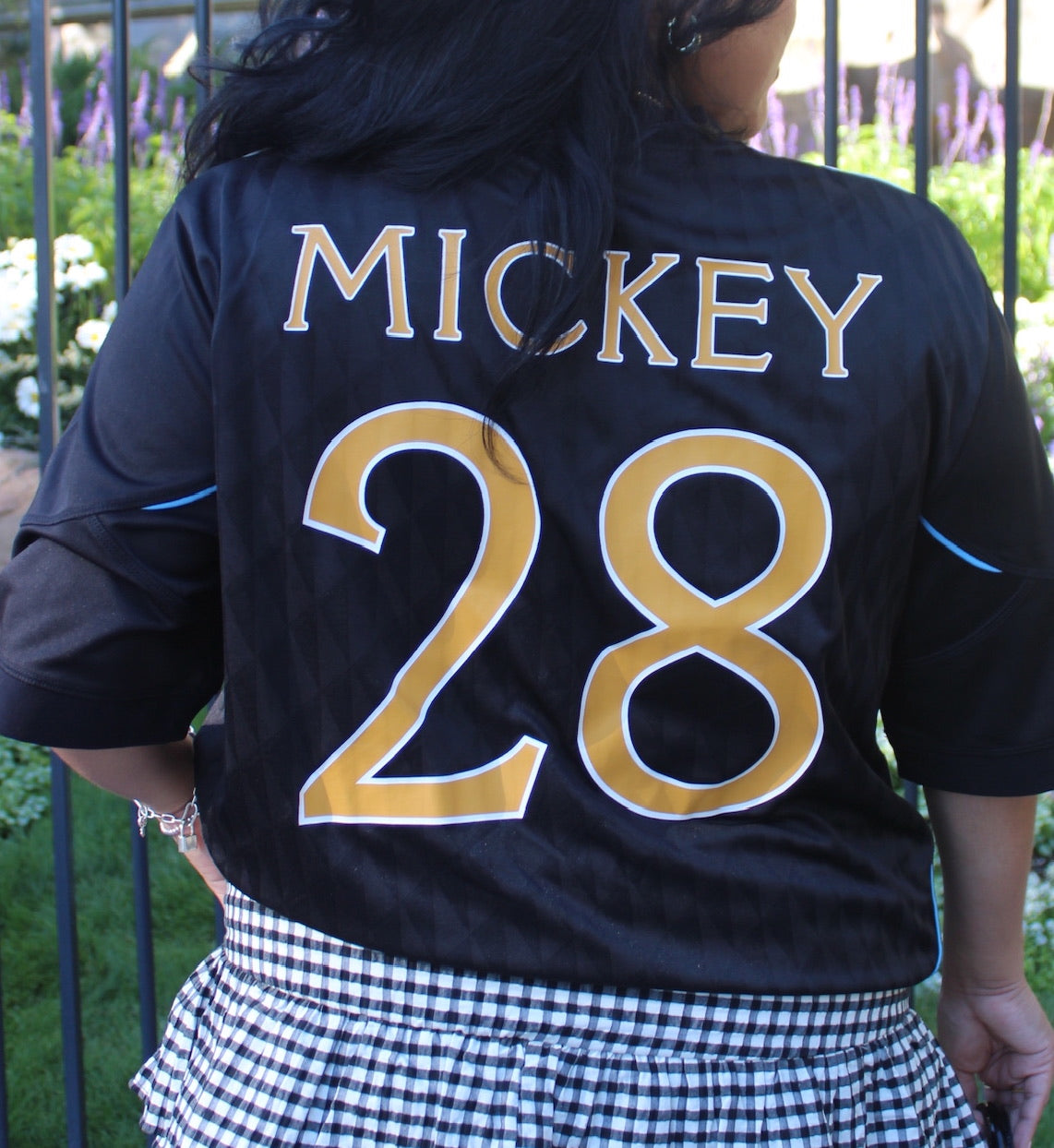 "WDW" SOCCER JERSEY (BLACK)