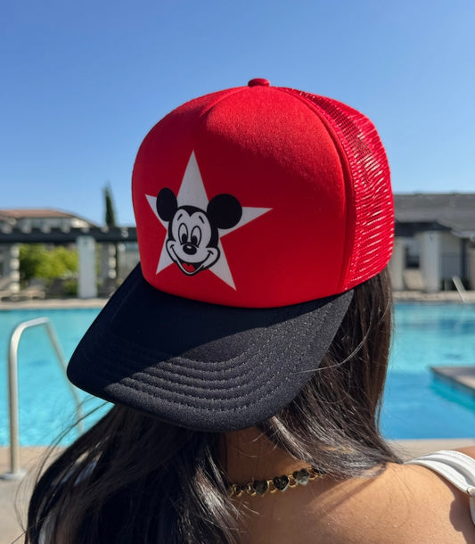 RED STAR MICK TRUCKER HAT