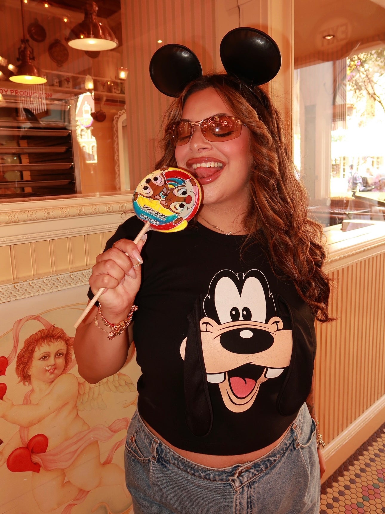 BIG FACE G WOMENS BABY RIB TEE