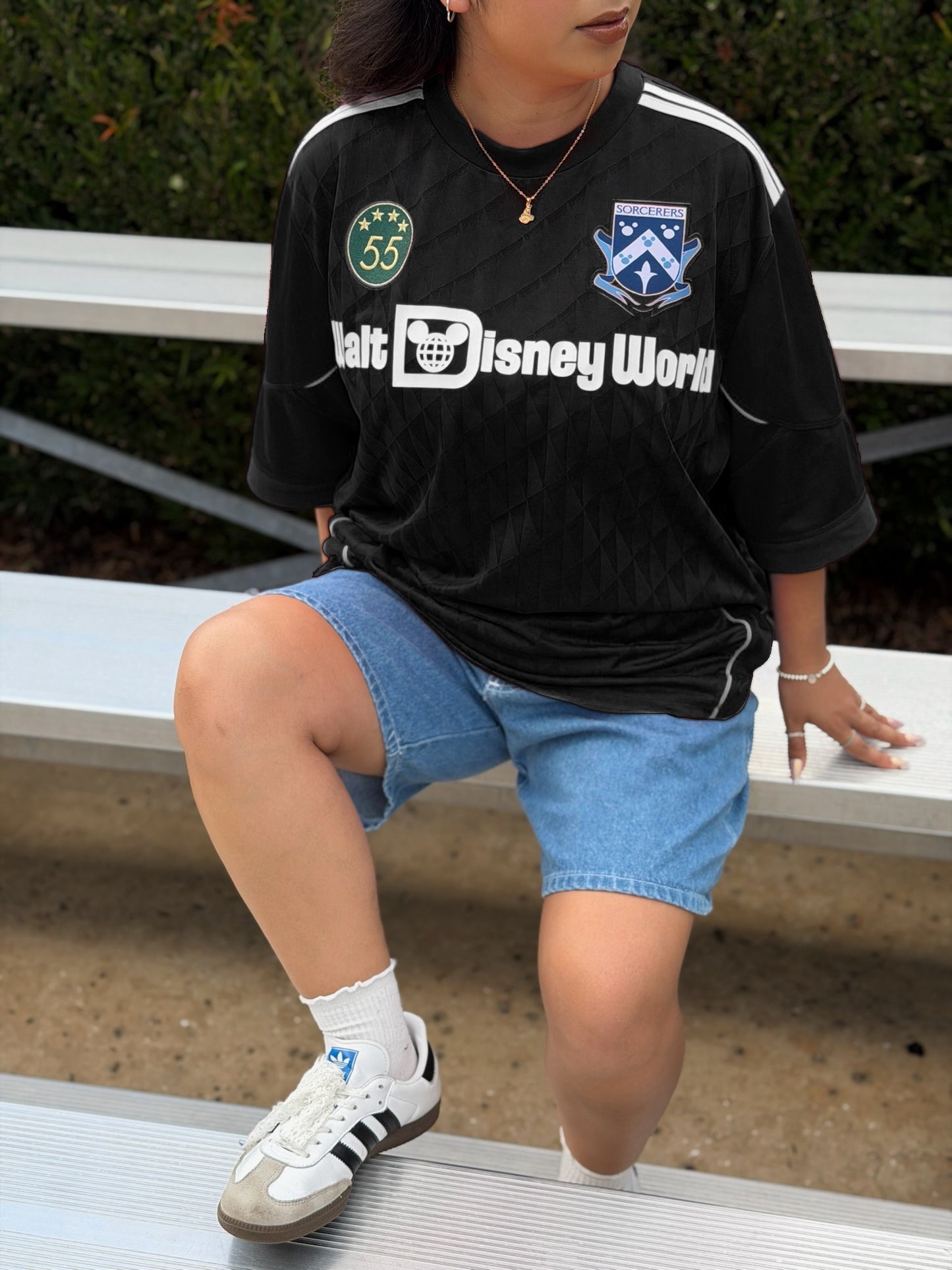 "WDW" SOCCER JERSEY (BLACK)